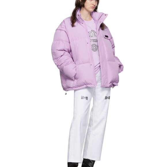 KIMHĒKIM White Bow Stamped Jeans - Picture 2 of 8